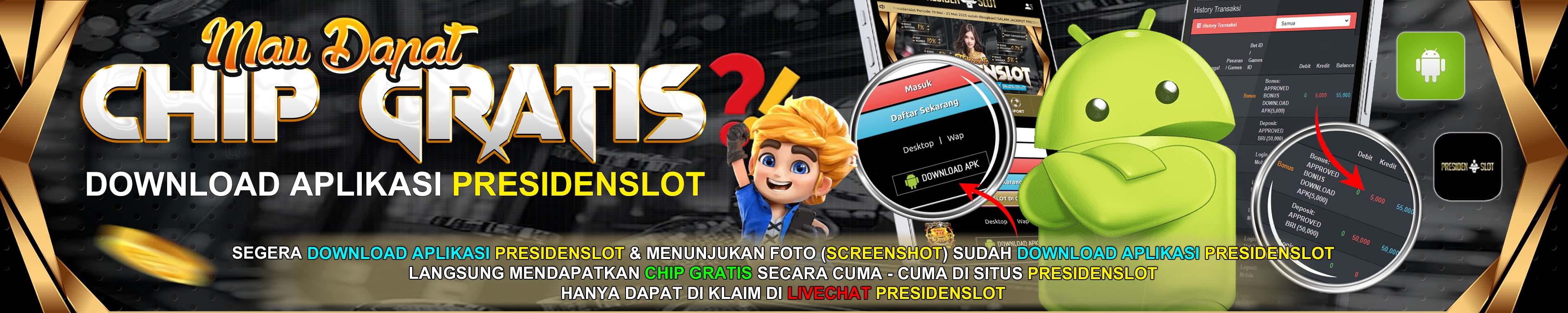 DOWNLOAD APK PRESIDENSLOT