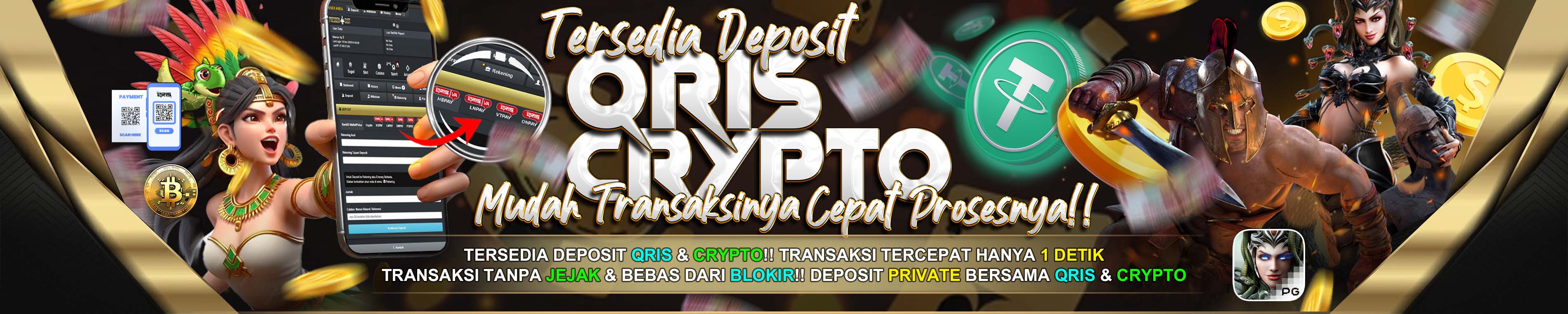 DEPOSIT QRIS & CRYPTO 2026 WEBSITE PRESIDENSLOT